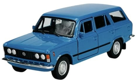 Welly FIAT 125p 125 P Kombi Blau Polski FIAT 1/34-1/39 Metal Modell Auto Die Cast Neu im Kasten