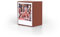 Leonuliy Picture Frame Storage Box for Instax Wide 300 400 EVO & Polaroid Films Instant Camera, 5 Inch Photo Frame and Containers, PU Leather Material and Magnetic Snap. (Brown)