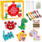 DIY Nähset Kinder, Nähset Tierformen Filz Bastelset Für Kinder Und Anfänger Filz-Nähpaket Mädchen Nähen Kreatives Basteln Gefüllte Plüsch Ornamente Geschenke Für Kinder Kindergeburtstag Gastgeschenke