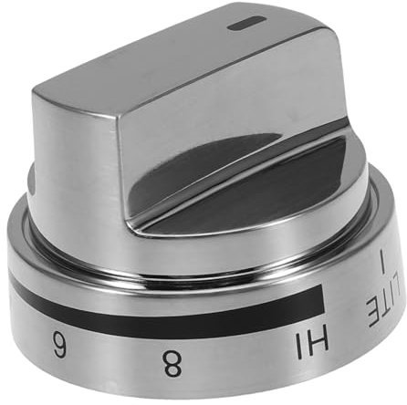 Garneck Manopola Di Controllo Sostituzione Per Forno e Piano Cottura Parte Realizzata Materiali Metallici Costruzione Resistente Al Calore