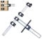 Adjustable Door Handle Jig, Sturdy Metal & Plastic Drill Guide for Vertical Hole Drilling, DIY Door Lock & Kitchen Handle Installation