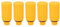 5pcs 9 mm d'orange respirant la canne à de ventilation du compresseur d'air accessoires pour la plupart des compresseurs de type piston