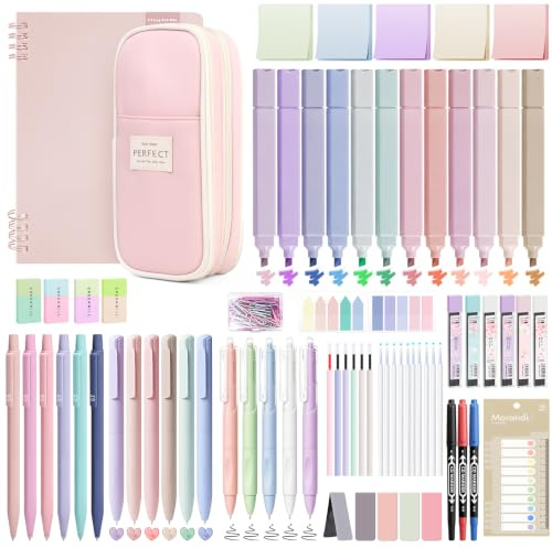 123 Pcs Pencil Case with Stationery Included, Back to School Stationery Set