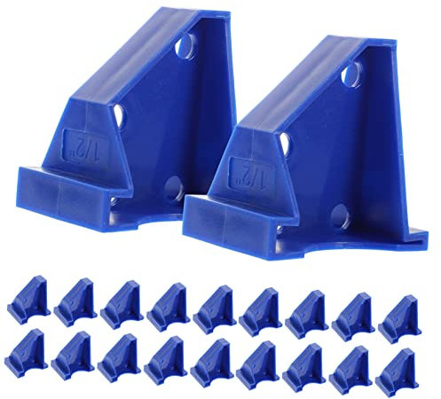 HOMSFOU 20pcs Flooring Installation Tool Durable Wedges Spacers for Laminate Wood and Vinyl Plank Flooring Easy to Use High Grade Material for DIY Projects