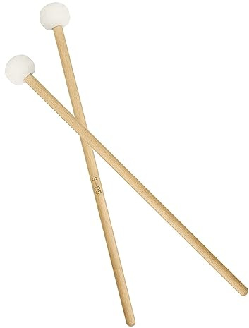 Bortivier Percussion Replacement Accessories S-05 White Felt Head Timpani Wooden Timpani Hammer Marching Drum Drum Stick Snare Drum Drumstick