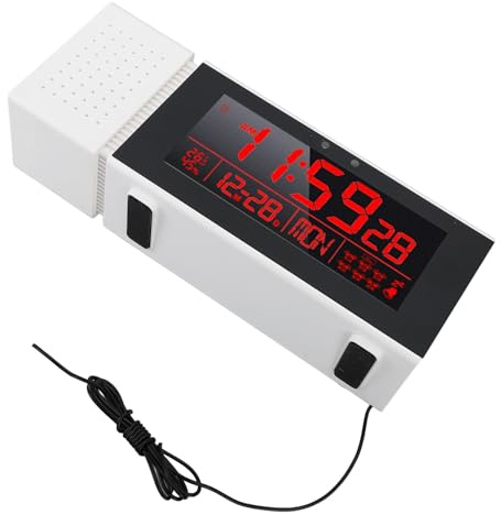 AKLOSIPY LED Digital Clock with Motion Sensor Night Light & Brightness for Kids and Students - Stylish Alarm Clock for Home & Study Spaces