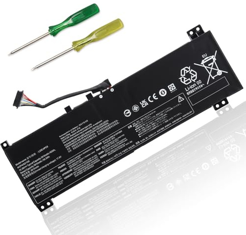 Batería para portátil L20C4PC0 compatible con Lenovo Ideapad Gaming 3 15ACH6, Legion 5 15ITH6 15ITH6H 15ACH6A 15ACH6A Series, L20L4PC0 L20D4PC0 L20M4PC0 (15.36V 60Wh)