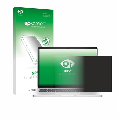 upscreen Blickschutzfolie für Dell Pro 14 Premium PA14250 Touch | 16:10 Anti-Spy Displayschutz Made in Germany Privacy Screen Protector Sichtschutz Blaulichtfilter Klare Folie