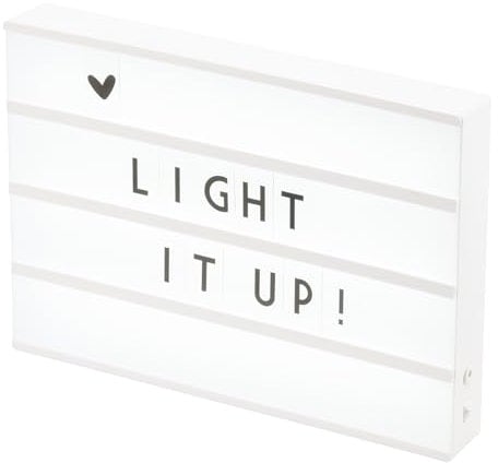Lightbox mit buchstaben – A3 – 85 zeichen