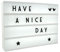 Lightbox mit buchstaben – A3 – 85 zeichen