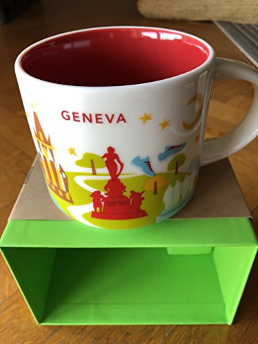 Starbucks Vous Êtes Ici » Yah Ville Tasse - Genève, Suisse 14 Oz Blanc