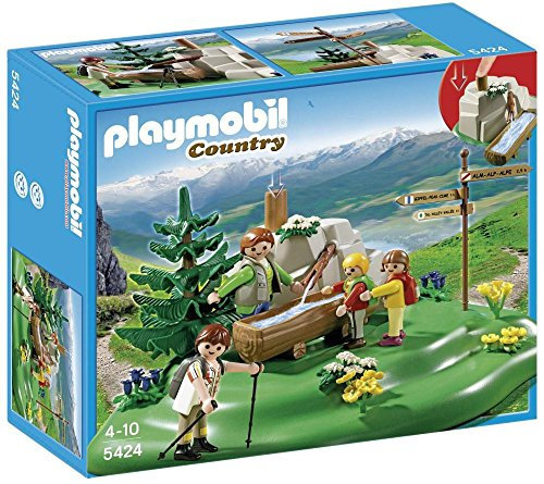 PLAYMOBIL Familia Mochilera En La Montaña