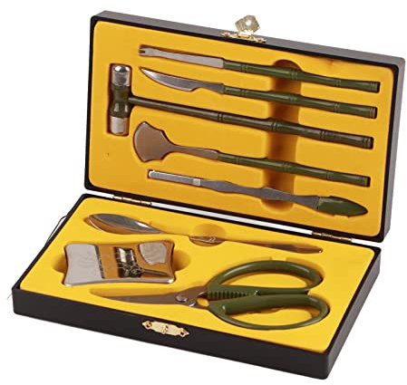 Juego de Herramientas para Mariscos - 8 Piezas Profesional Marisco Langosta Cangrejo Herramientas Juego de Herramientas de Acero Inoxidable Regalo