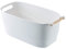 RyddeligHome Large Bathroom Storage Box & Organisation, Large Baskets Organiser Container For Kitchen Kids Cupboards Bedroom Pantry Mrs hinch - Pack of 1, White Plastic 15 Litre