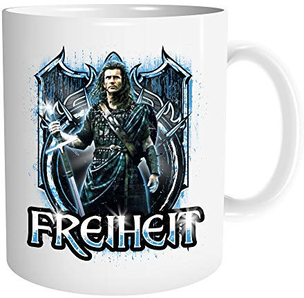 Uglyshirt89 Freiheit Tasse | Kaffeetasse Teetasse Geschenk William Wallace Braveheart Schottland Rebell