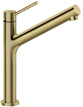 SCHOCK Küchenarmatur Dion in Whitegold – Hochdruck Armatur mit Festauslauf und hoher Auslaufposition