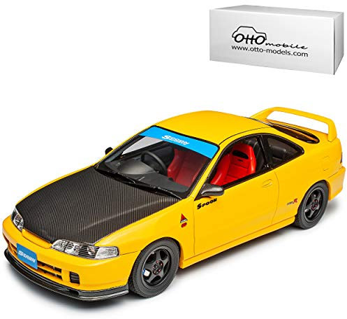 Hon-da Integra Type-R Mugen DC2 Coupe Spoon Gelb 3. Generation 1993-2001 Nr 792 1/18 Otto Modell Auto