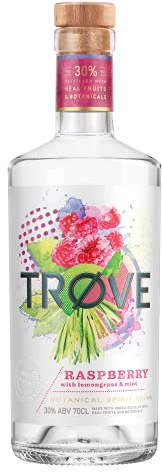 TRØVE Raspberry with Lemongrass & Mint Botanical Vodka, 70cl, ABV 30%