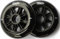 Schwarz Roller Räder 100mm x 24mm 83A Stunt Scooter Wheels Switch