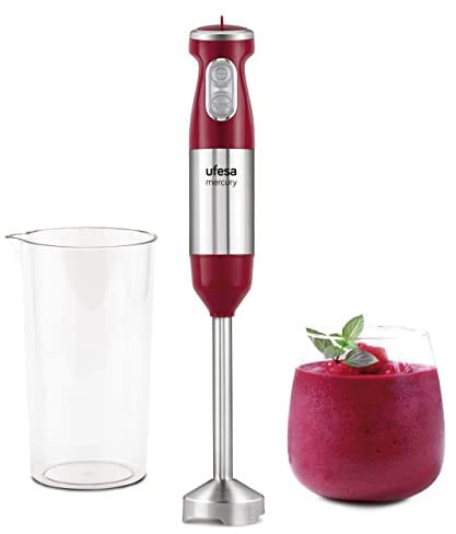 Ufesa BP3500 Stabmixer Mercury, multifunktional, 1000 W, Turbo-Funktion, Amazon-Exklusiv