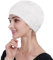 Bonnet Bamboo Womens Turban en Dentelle Bonnet de Nuit Doux Blanc cassé