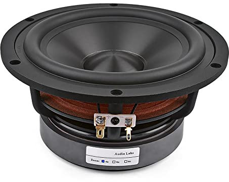 YSANO 6.5 Inch Midrange Bass Speaker 60W 4 8 Ohm Hifi Woofer Loudspeaker High Power Aluminum Frame For Bookshelf Home Theater (Color : 8Ohm)