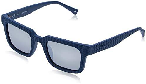 STING Unisex SST435 Sonnenbrille, SEMI MATT BLUE, 50