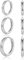 MASOP Ohrringe Silber Set,Creolen Silber 925 Stecker 8/10/12mm Damen Frauen Mädchen Herren