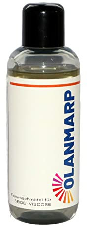 Lessive spéciale soie et viscose Olanmarp – Détergent concentré liquide doux – Lavage à la main ou en machine (240 ml, sans filet à linge)
