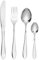 Salter COMBO-8754 Harrogate 48-Piece Cutlery Set - Flatware Service for 12, Includes Knives, Forks, Tablespoons and Teaspoons, Stainless Steel Silverware, Dishwasher Safe Tableware, 25 Year Guarantee