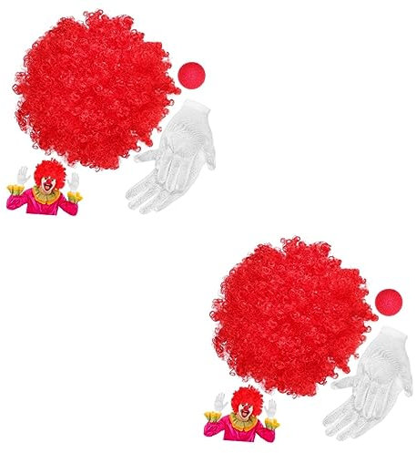 ABOOFAN 2 Sets Für Männer Bühnenkostüme Halloween Karneval Gastgeschenke Maskerade Requisiten Kostüm Party Narr Leistung Schleife Show Handschuhe Spielen Partys Lustig