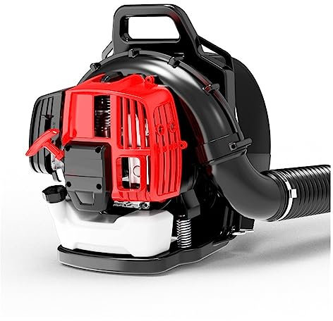 Aeratore Portatile Per Gommoni, Spazzaneve portatile a 2 tempi con motore a benzina, soffiatore for foglie a benzina da 52 cc 2,2 kW, spazzaneve for la pulizia del pavimento Funzionamento Semplice E A