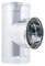 ALLINOX Raccordo a T 90° Doppia Parete Giunto Tee Coibentato Acciaio INOX Per Canne Fumarie (DN 80/130)