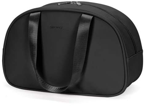 Kulturtasche Damen Kulturbeutel Kosmetiktasche Volle Größe Waschtasche Make up Tasche Organizer für Kinder and Frauen (Schwarz)