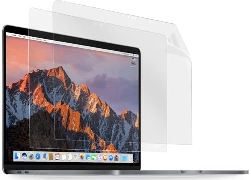 MyGadget 2x Folie [ Klar ] kompatibel mit MacBook Pro 16 Zoll 2019 - A2141 [ mit Touchbar ] Display Schutz - Bildschirm Schutzfolie - Clear