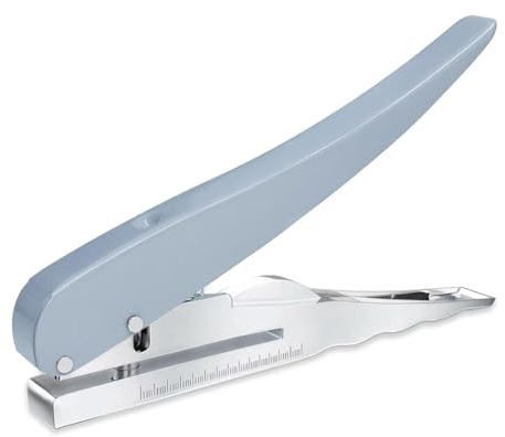 CAIONPLE Single Hole Punch, Heavy Duty Hole Puncher Single, Paper Punch Portable Hand Held Long Reach Hole Punch 8mm