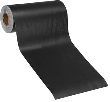 PATIKIL Cinta Adhesiva de Grano de Madera, 8cm x 10m, Parche de Reparación de Veta de Madera, Ideal para Muebles, Pisos, Puertas, Mesas, Sillas, Ventanas, Diseño de Veta de Madera Negra