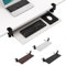 Tastaturablage zum Anklemmen unter dem Schreibtisch, ergonomisches Design, ausziehbare Schublade, 25 kg Tragkraft, 55 x 24 cm, schwarz, passend für Schreibtische mit einer Breite von 52, 65, 75 cm