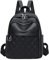 Travistar Modischer Damen-Rucksack, PU-Leder, Rucksack für Damen, Diebstahlschutz, lässiger Tagesrucksack für Freizeit, Reisen, Schule, Schwarzer Damen-Rucksack, S, Rucksack Backpacks