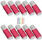 Yaxiny 10 unidades flash USB 2.0 de 8 GB, unidades flash USB, 10 unidades USB de 8 GB, color rojo