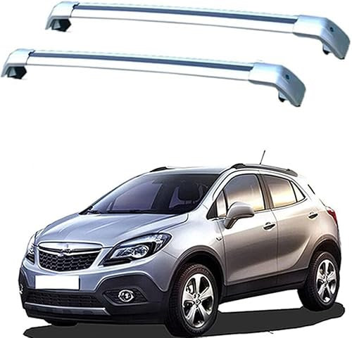 DRYFAL DachträGer RelingträGer für Opel Mokka 5dr SUV November 2012-2016 Dachgepäckträger Aluminium mit Dachreling für Fahrradträger Dachboxen Skihalter