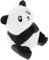 ULTECHNOVO Schnitzereien Aus Holz Holz-Panda Schnitzen Einer Panda-skulptur Panda-verzierung Holzhandwerk Schnitzen Von Panda- Holztierfigur Panda-holzskulptur Holzfigur Hölzern Schwarz