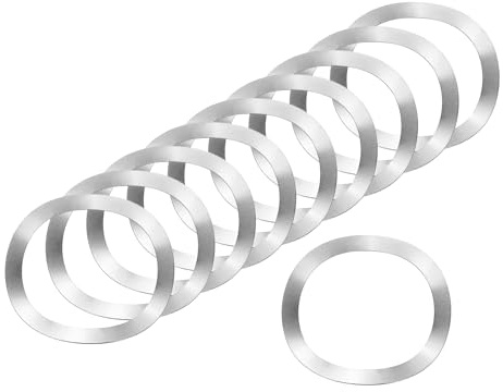 sourcing map Rondelle elastiche ondulate, 20 pezzi, 31 mm x 39 mm x 0,4 mm (ODxIDxT) – Rondelle curve in acciaio inossidabile 304 per bulloni a vite, rondelle ondulate guarnizioni per macchinari