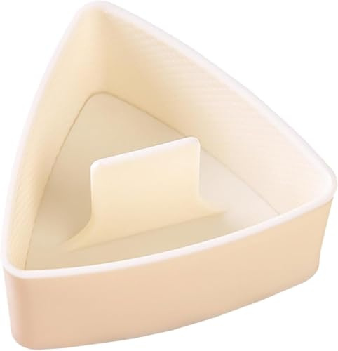 Beige Onigiri Mould,Large Rice Mold Musubi Maker Kit, Non Stick Rice Mould for Kid Lunch,Kitchen, Portable Rice Ball Maker for Picnic, Home