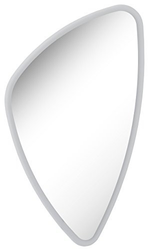 FACKELMANN LED Spiegel Organic Mirrors/Wandspiegel mit umlaufender LED-Beleuchtung/Maße (B x H x T): ca. 55 x 89 x 3 cm/hochwertiger Badspiegel/Breite 55 cm