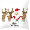 Nunubee Sofakissenbezug Haushaltskissenbezug Quadratischer Kissenbezug Weiches Und Langlebiges Schlafsofa Home Decoration Cute Deer 45 * 45Cm #19