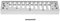 Mundharmonika-Kamm, Metall Mundharmonika-Kamm 10-Loch Blues Harp Comb Teil Kompatibel mit SP20 Harmonika-Zubehör aus Aluminiumlegierung(Silber)Zubehör für Blasinstrumente