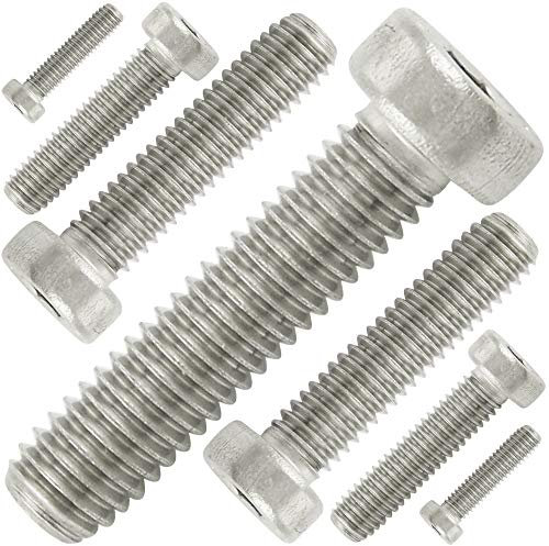 Zylinderschraube M3x10 mit Innensechskant 10 Stück DIN 7984 Edelstahl A2 V2A VA Zylinderkopfschraube Zylinderkopf Schraube ISO 14580 BiBa-Schrauben