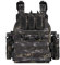 vAv YAKEDA Chaleco Militar Táctico de Liberación Rápida Airsoft Ajustable para Adultos Unisex Negro