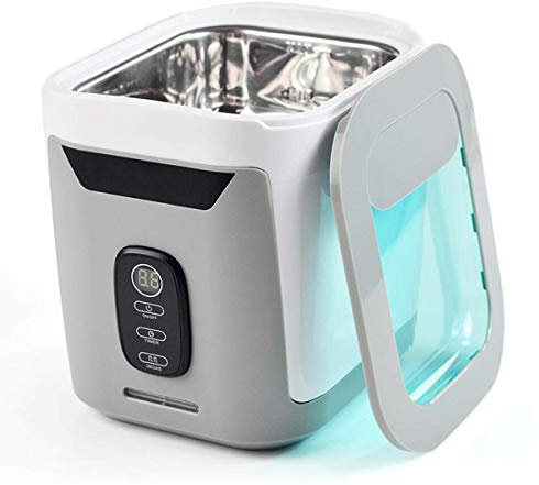 NICETOW-Ultrasonic Cleaner Jewellery Cleaner 1300Ml 50W 40Khz, Máquina de Ultrasonic Cleaner para joias Anel de Prata Brinco Colar Óculos Relógio Moedas de Metal Dentaduras Navalhas Ferramen
